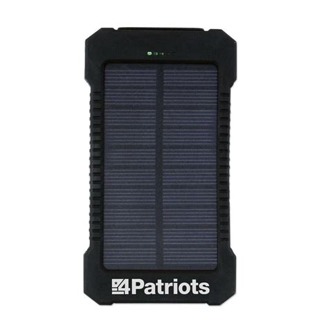 4 patriots - I tested it by plugging in my 12 volt car battery flashlight charger and it charged it. It works fine and I received both the solar panel and the generator within 7 days. I wanted to update my review to say although it is hard to talk to someone at customer service, 4 Patriots delivered on their promise. Date of experience: January 23, 2024